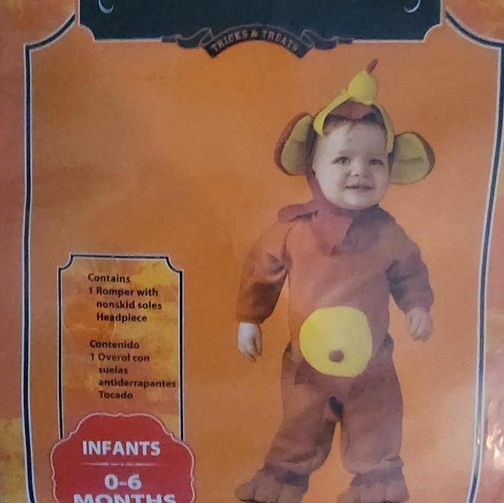 Halloween Costume | Infant | Monkey | 0-6mo